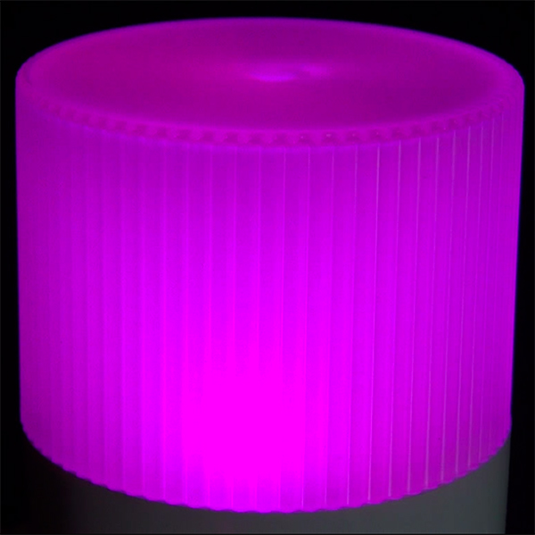無線チャイム　紫の光